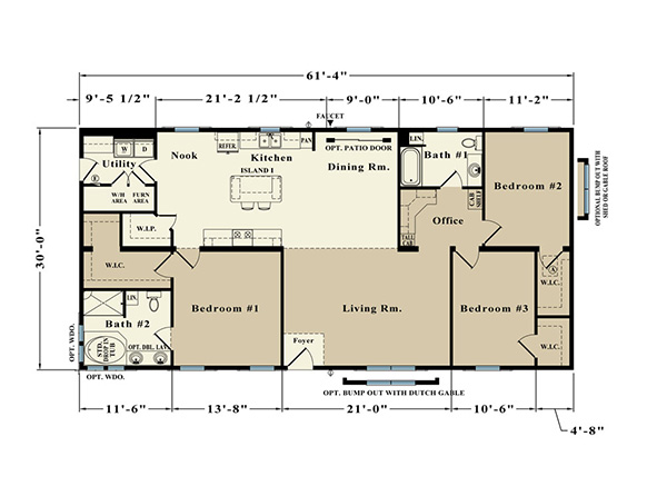 Ranch | Hampton Homes | Michigan Modular Homes